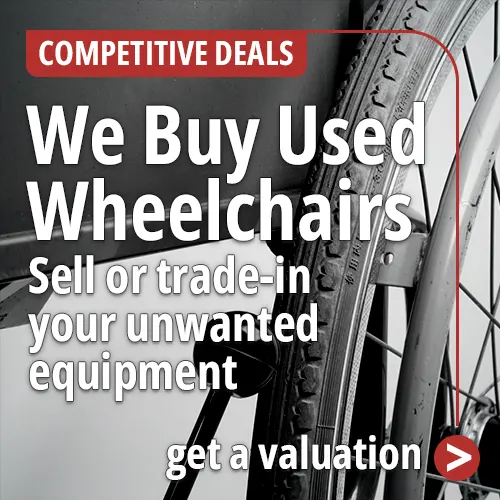 Sell or trade-in used wheelchairs